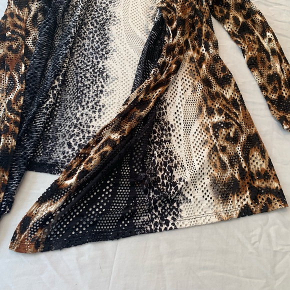 Animal print cardigan - Picture 2 of 9